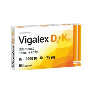 Vigalex D3 + K2 60 tablets