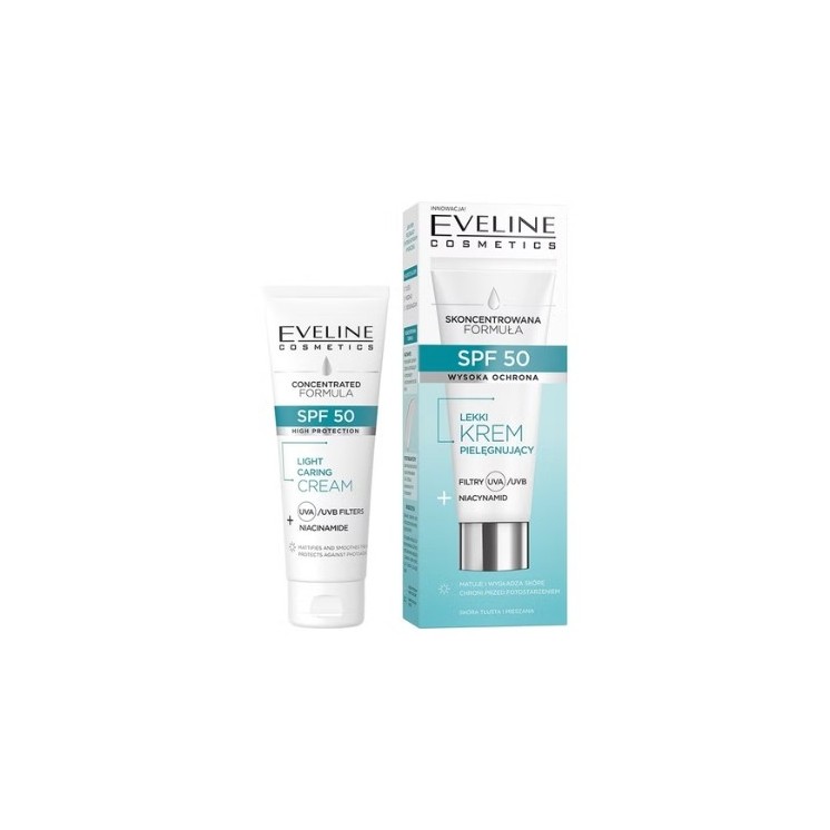 Eveline Concentrated Formula Light Face Cream SPF50 30 ml