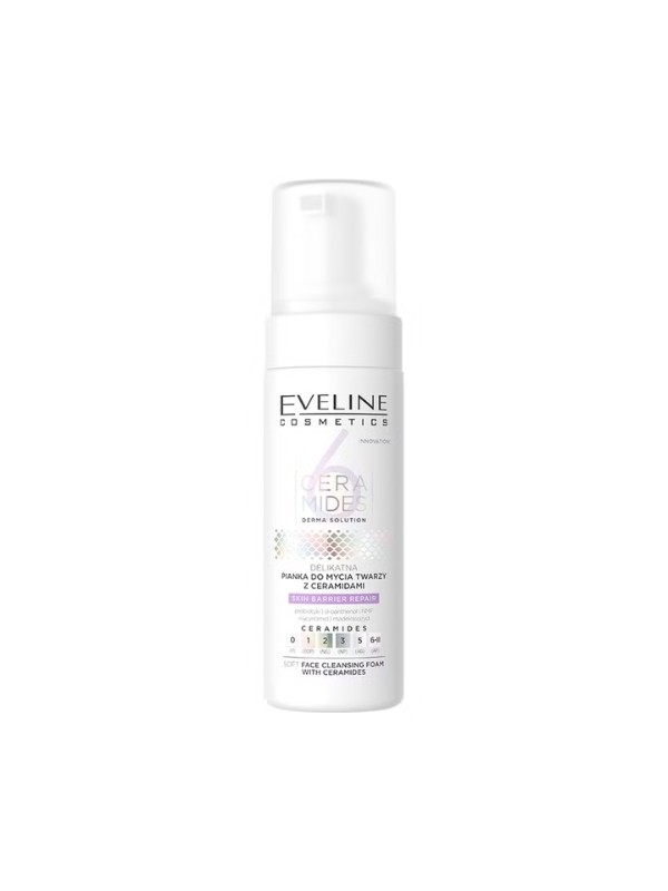 Eveline 6 CERAMIDEN delicate gezichtsreinigingsschuim met ceramiden 150 ml