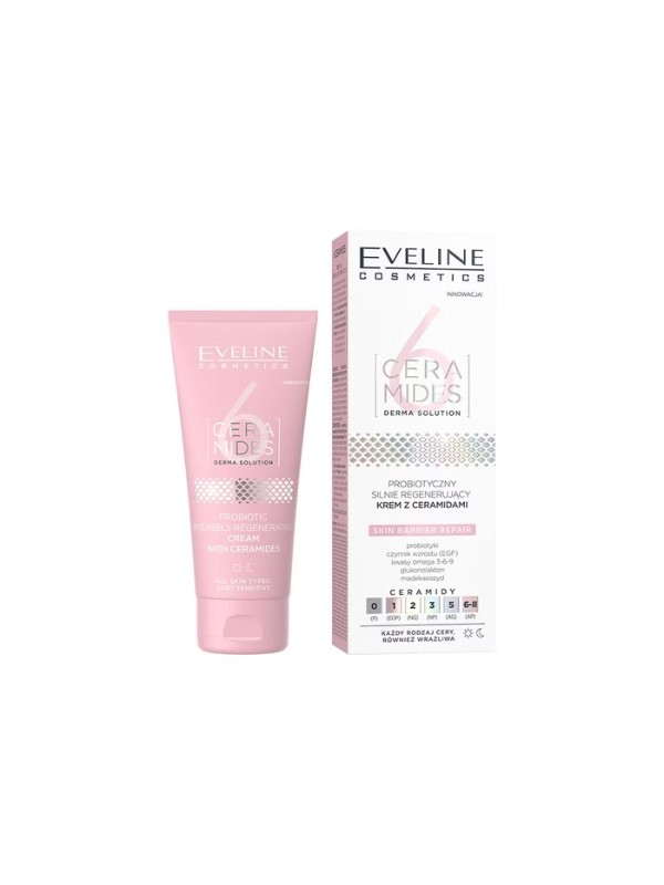 Eveline 6 CERAMIDES strongly regenerating Face cream with ceramides 50 ml