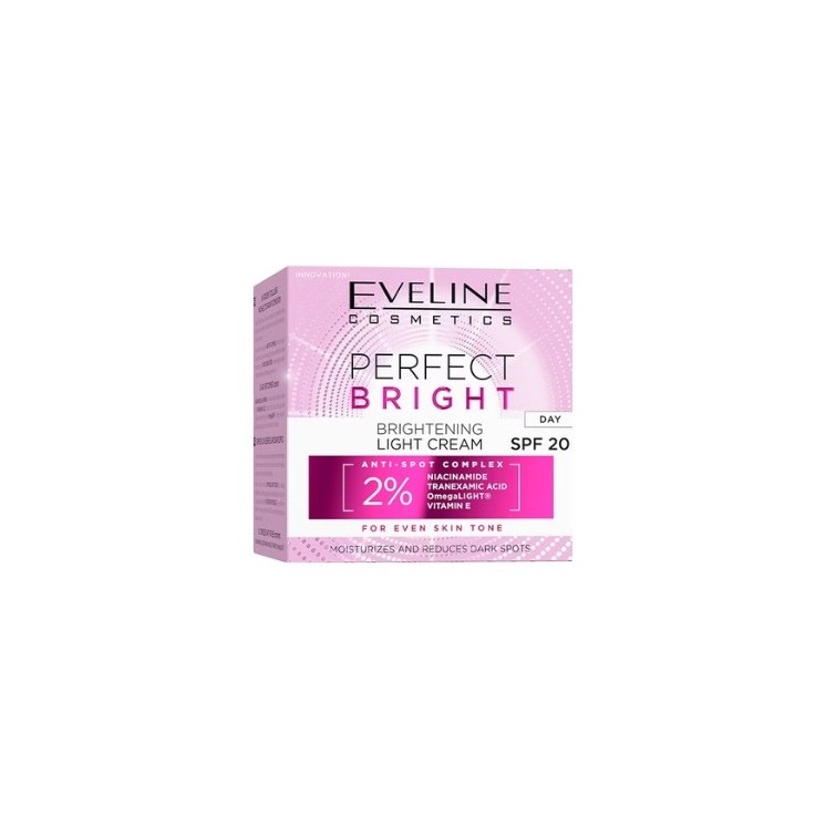 Eveline Perfect Bright Brightening, Light Day Face Cream SPF20 50 ml