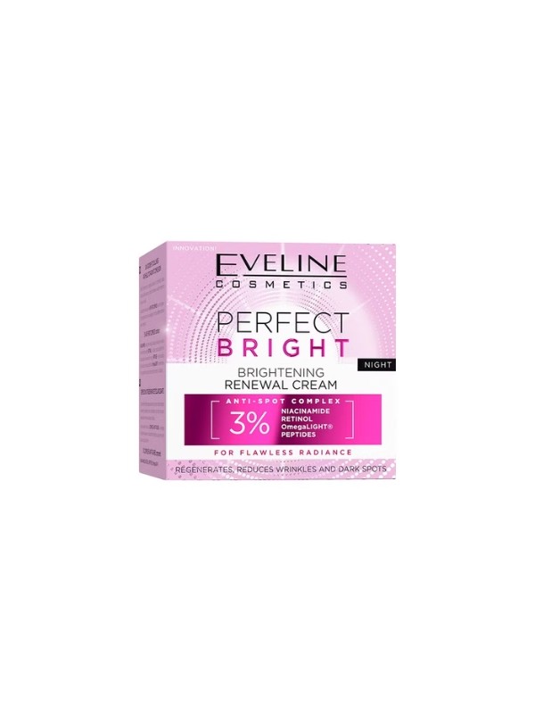 Eveline Perfect Bright Brightening and Rejuvenating Night Face Cream 50 ml