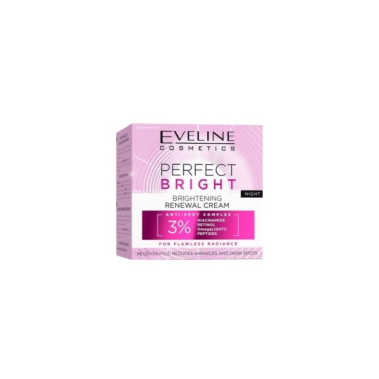 Eveline Perfect Bright Brightening and Rejuvenating Night Face Cream 50 ml