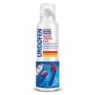 Undofen active Voet- en schoenspray 4in1 150 ml