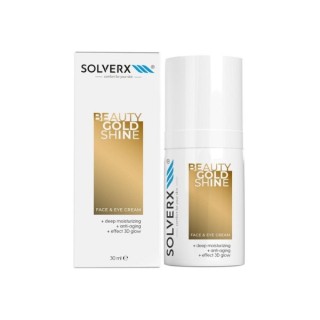 Solverx Beauty Gold Shine Gesichts- und Augencreme 30 ml