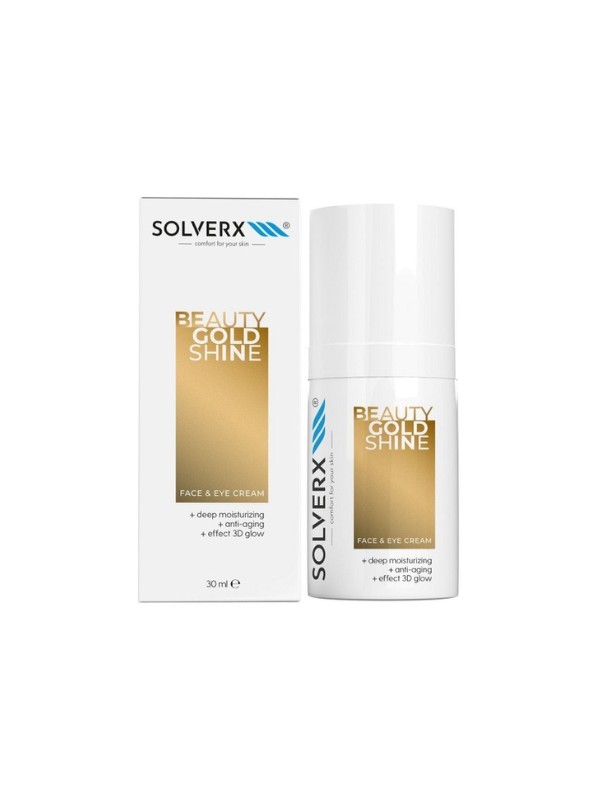 Solverx Beauty Gold Shine Face and Eye Cream 30 ml