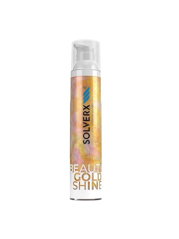 Solverx Beauty Gold Shine Gezicht en Lichaam Olie Gel 100 ml