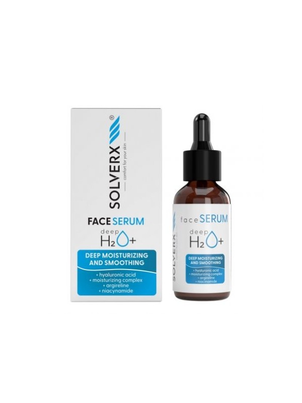 Solverx Deep H2O+ Hydraterend Gezichtsserum 30 ml