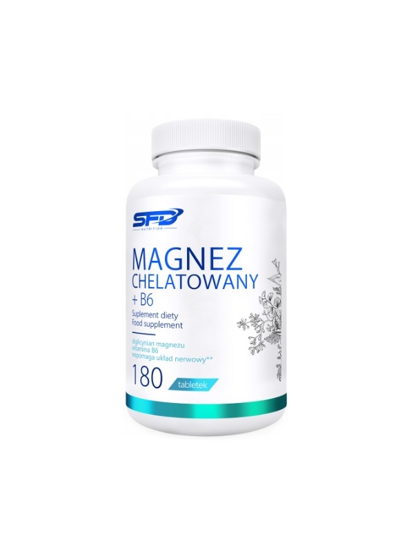 SFD Chelated Magnesium + B6 180 tablets