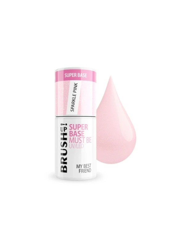 BrushUp! Super Base Must Be Baza hybrydowa Sparkle Pink 5 g