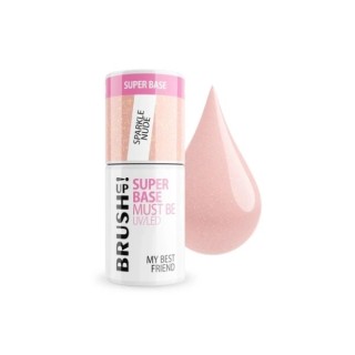 BrushUp! Super Base Must Be Baza hybrydowa Sparkle Nude 5 g