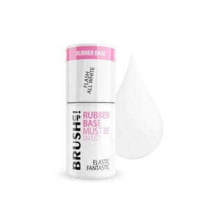 BrushUp! Rubber Must Be Hybrid-Basis Flash All White 5 g