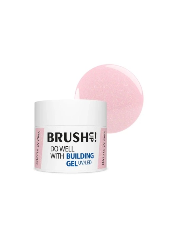 BrushUp! Do Well with Building Gel Aufbaugel Dazzle in Pink 12 g