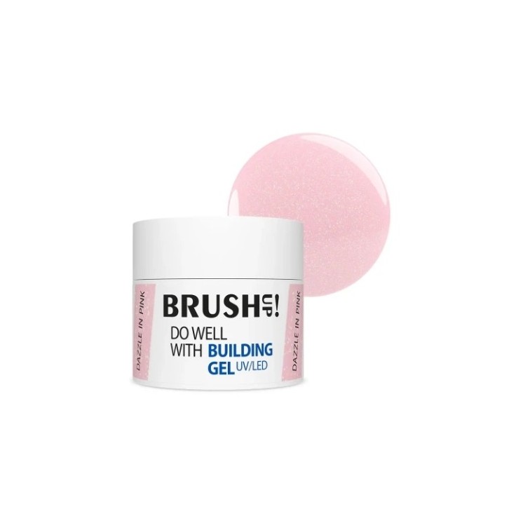 BrushUp! Do Well with Building Gel Żel budujący Dazzle in Pink 12 g