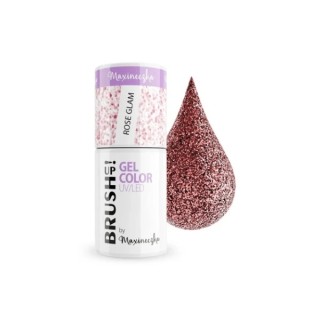 BrushUp! by Maxineczka Hybrid nail polish Rose Glam 5 g