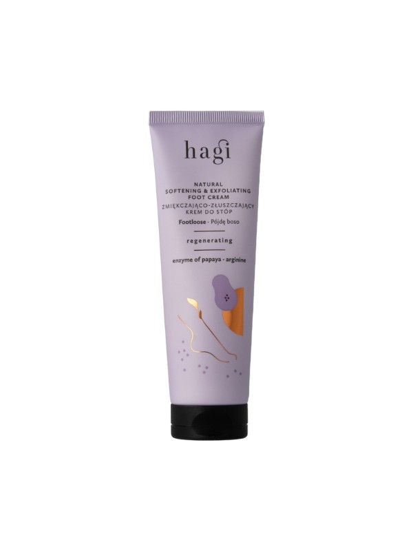 Hagi I'll Go Barefoot Foot Cream, softening and exfoliating, 75 ml