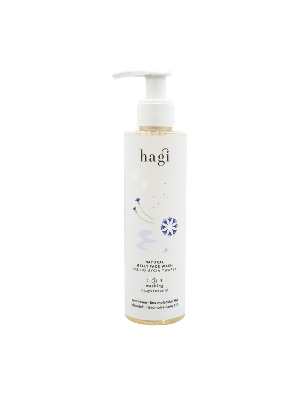 Hagi Natural Creamy Facial Cleansing Gel Cornflower and Almond Oil 200 ml