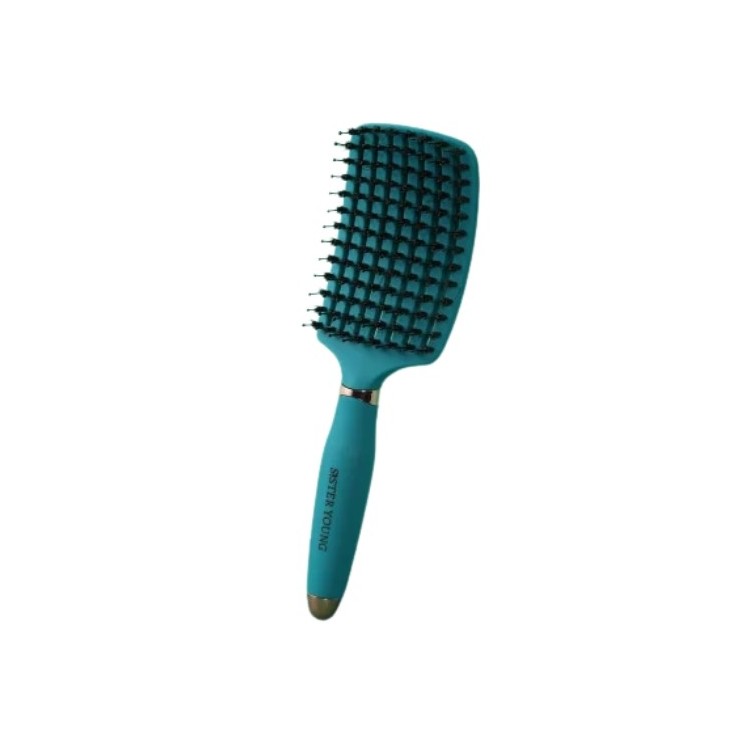 Sister Young Ovia Boar Bristle Hairbrush Green 1 piece