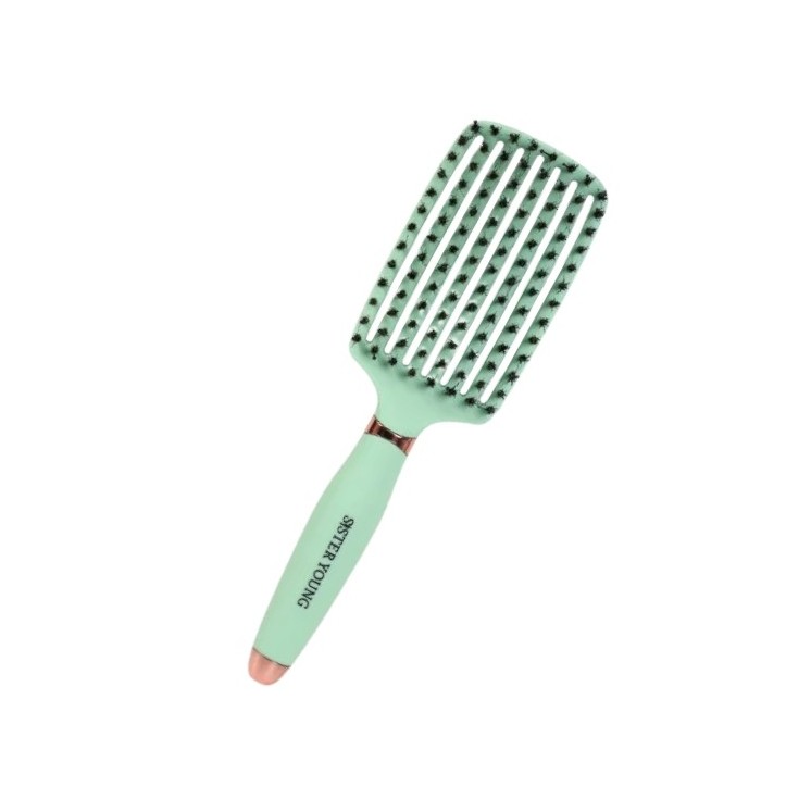 Sister Young Ovia Boar Bristle Hairbrush Fresh Mint 1 pc.