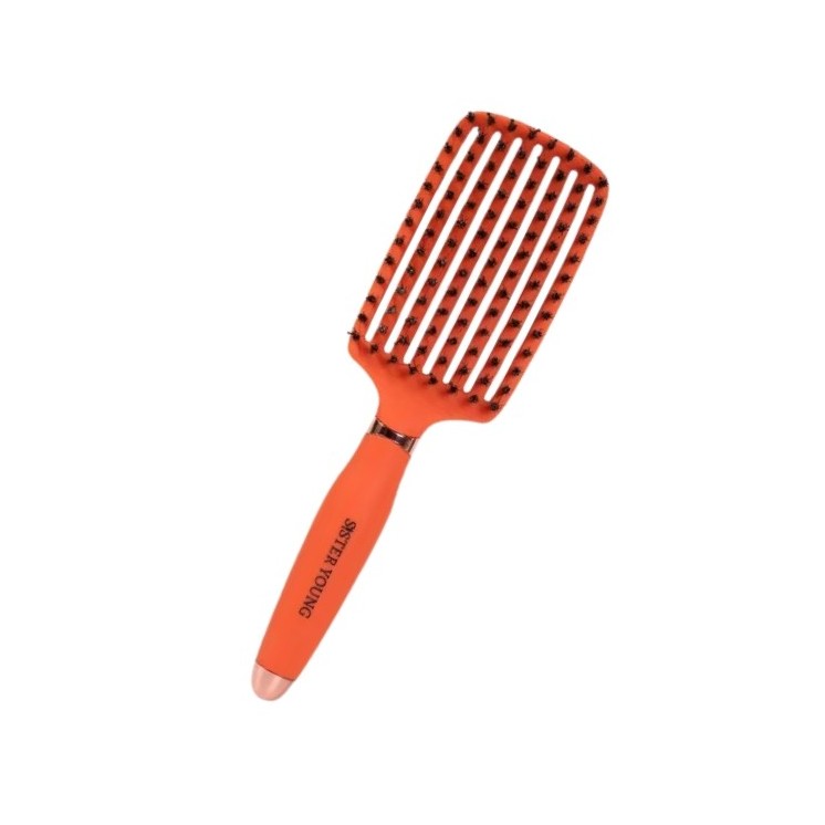 Sister Young Ovia Apricot Wild Boar Bristle Hairbrush 1 Piece