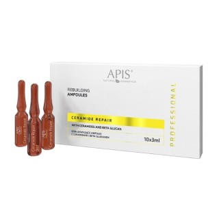 Apis Ceramide Repair Regenererende Gezichtsampullen met Ceramiden en Beta Glucan 10x3ml