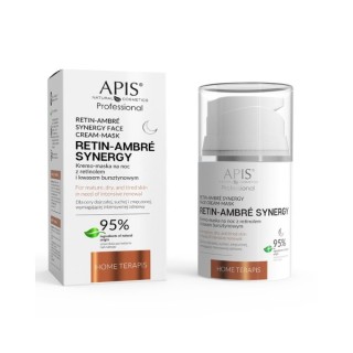 Apis Retin-Ambre Synergy Home Terapis Kremo-maska na noc z retinolem i kwasem bursztynowym 50 ml