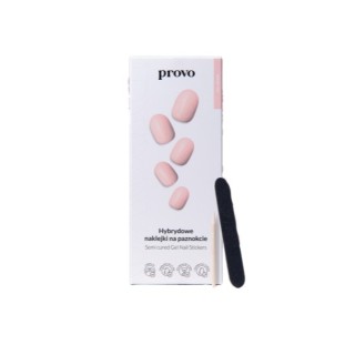 Provo hybrid Nail stickers NO.2 Biscuit 33 pieces