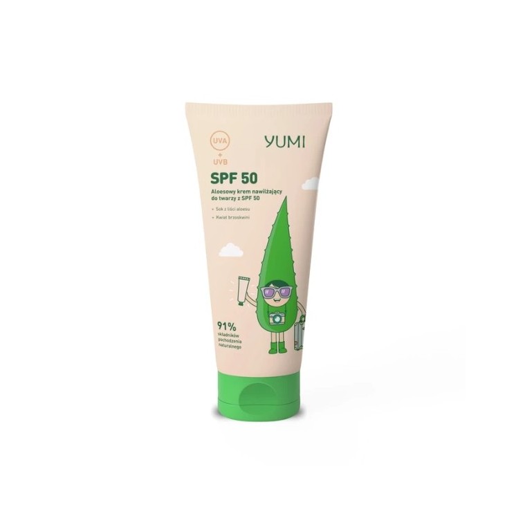 Yumi Aloe Sunscreen Face Cream SPF50 50ml