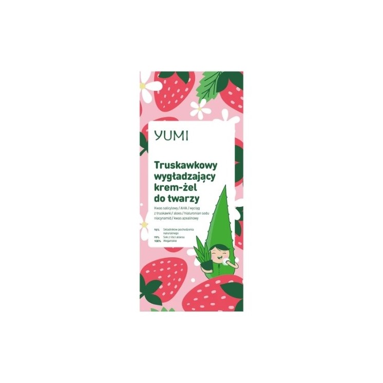 Yumi strawberry Smoothing face cream-gel 50 ml