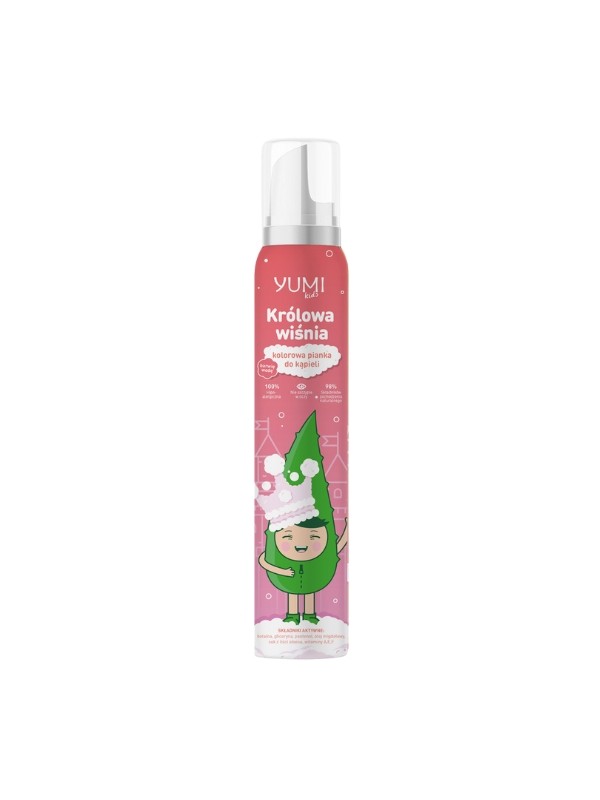 Yumi Kids Queen Cherry Color Bath Foam 250 ml