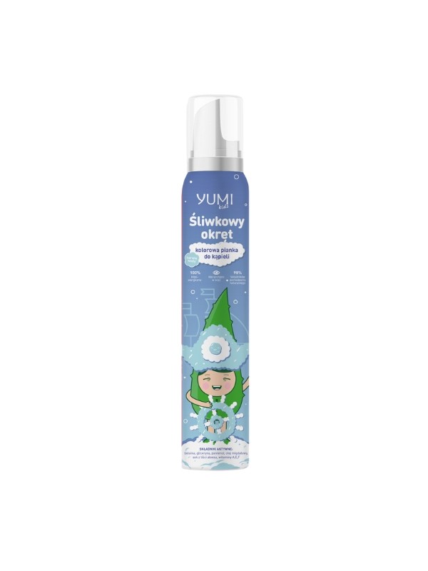 Yumi Kids Plum Ship Kleurrijk Badschuim 250 ml