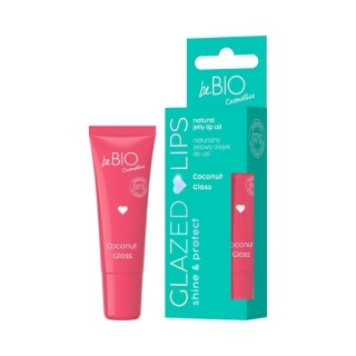 BeBio Cosmetics GLAZED LIPS Natuurlijke gel lip olie Coconut gloss 10 ml