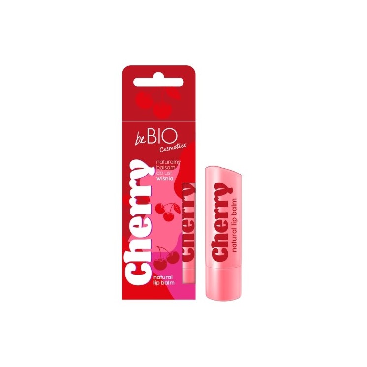 BeBio Cosmetics Natural Moisturizing Cherry Lip Balm 5