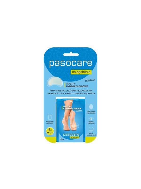 Pasocare Specialist Plus Plastry hydrokoloidowe na pęcherze na podeszwie stóp 6 sztuk