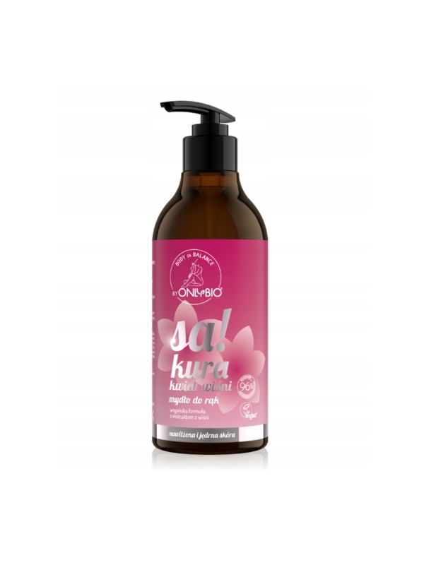 ONLYBIO Body in Balance Sakura Cherry Blossom Hand Soap 400 ml