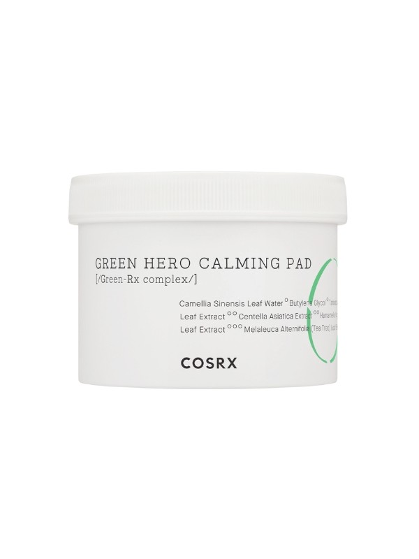 COSRX One Step Green Hero Calming Pad kojące Płatki do twarzy 70 sztuk