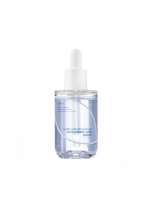 Isntree Ultra Low Molecular Hyaluronic Acid Serum nawilżające Serum do twarzy z kwasem hialuronowym 50 ml