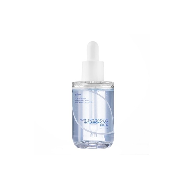 Isntree Ultra Low Molecular Hyaluronic Acid Serum nawilżające Serum do twarzy z kwasem hialuronowym 50 ml