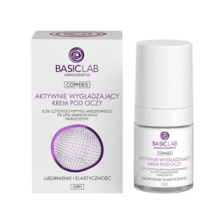 BasicLab Copperis Actively Smoothing Dag Oogcrème Verstevigend en Elasticiteit 18 ml