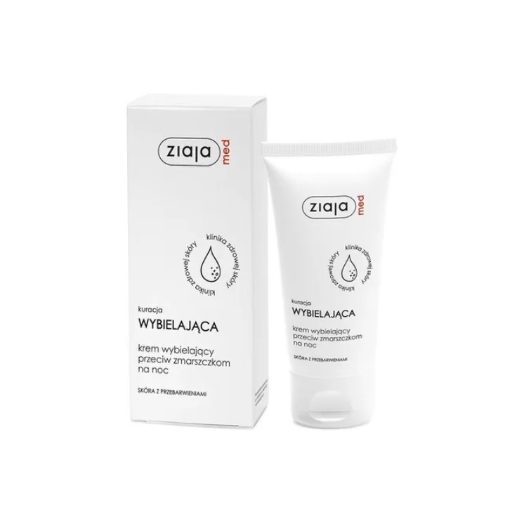 Ziaja Med Whitening behandeling Anti-rimpel nacht gezichtscrème 50 ml