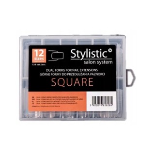 Claresa Stylistic Dual Form Nagelverlengingssjablonen Square 120 stuks
