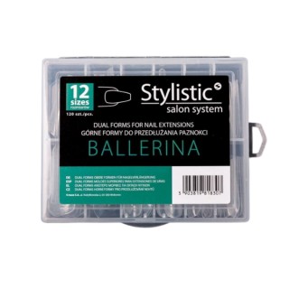 Claresa Stylistic Dual Form Ballerina Nagelverlengingssjablonen 120 stuks