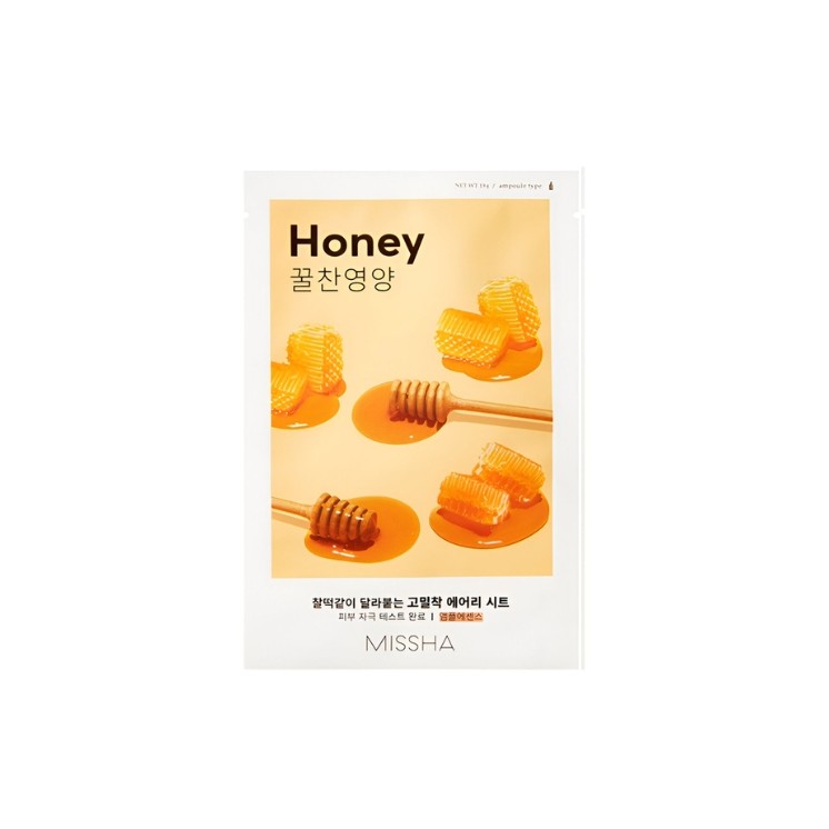 Missha Airy Fit Sheet Mask Honey met plakkerigheid 19 g