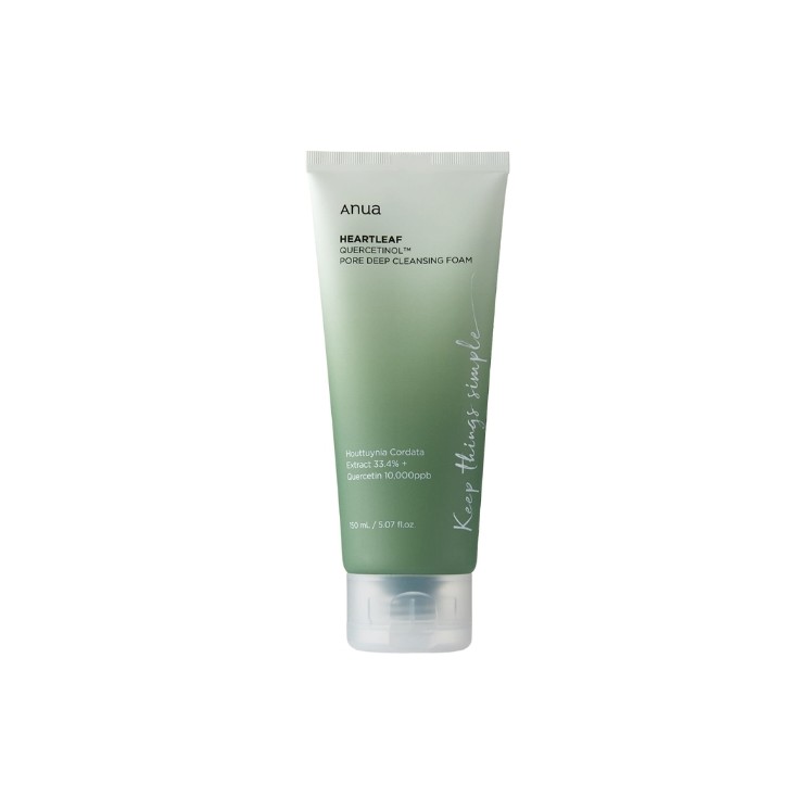 Anua Heartleaf Quercetinol Porie Deep Cleansing Schuim 150 ml