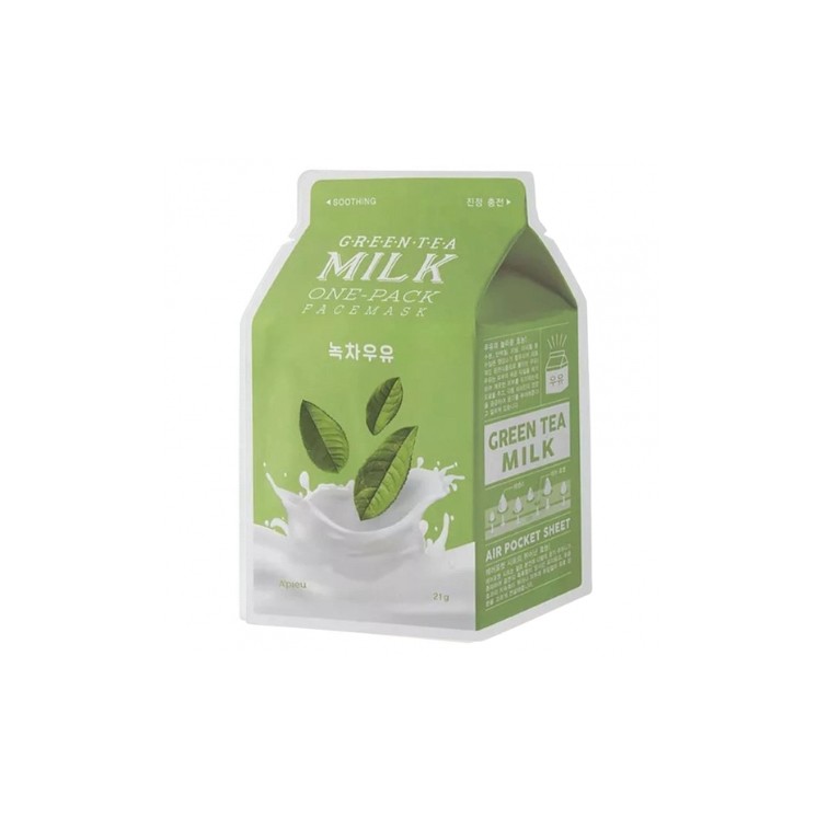 Apieu Green Thee Milk Eenpaks Sheetmasker 21g