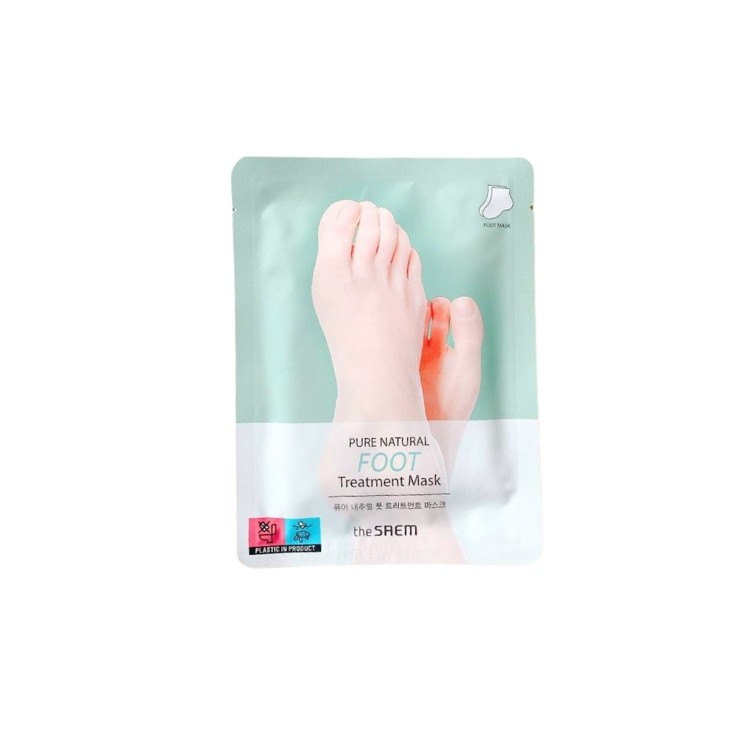 The Saem Pure Natural Foot Maska stopt 1 voor