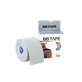 BB Tape Kinesiologie Tape Plain Grey 1 Stück
