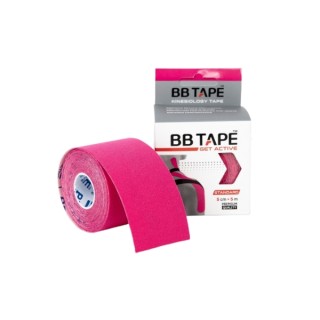 BB Tape Kinesiologie Tape Plain Pink 1 Stück