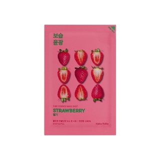 Holika Holika Pure Essence Mask Sheet - Gezichtsmasker in sheetvorm met aardbeienextract 20 ml