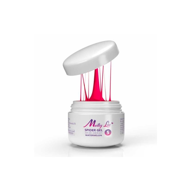 MollyLac Spider Gel Decoratiegel / 5 / Watermelon 3 ml